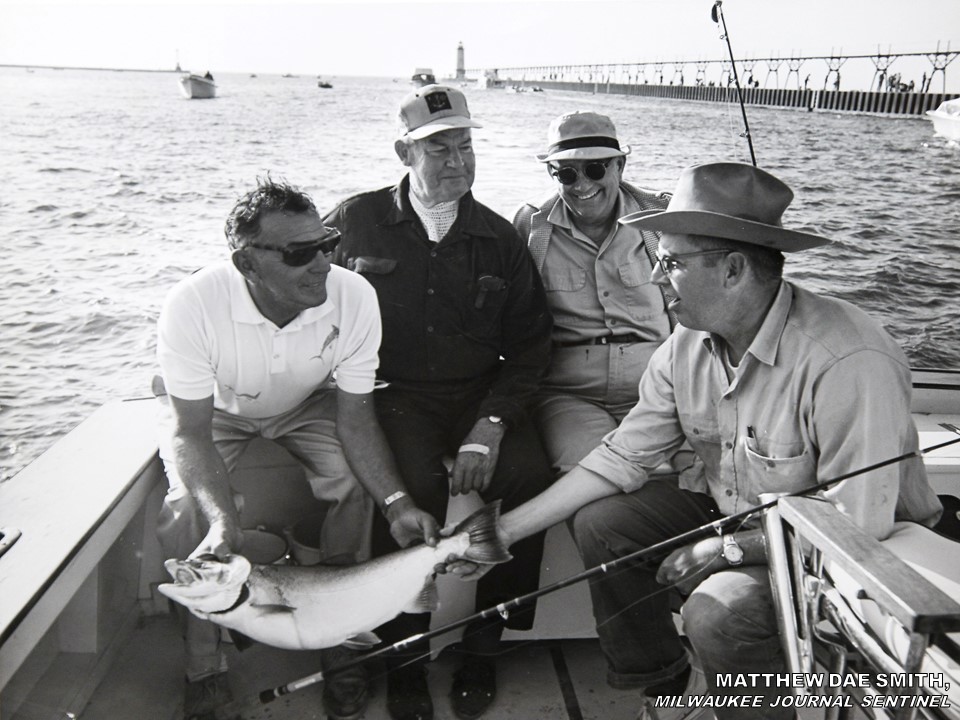 Katie O'Reilly (@drkatfish) on Twitter photo In the 1960s, Dr. Howard Tanner of the MI DNR brought Coho + Chinook salmon to the #GreatLakes with the idea to kill two birds with one stone: (1) control invasive alewives + (2) create a sport fishery - the fast-growing Coho was the first species stocked in 1966 #25DaysofFishmas In the 1960s, Dr. Howard Tanner of the MI DNR brought Coho + Chinook salmon to the #GreatLakes with the idea to kill two birds with one stone: (1) control invasive alewives + (2) create a sport fishery - the fast-growing Coho was the first species stocked in 1966 #25DaysofFishmas