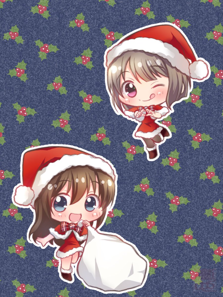 中須かすみ 「しずかすメリークリスマス#虹ヶ咲 」|蒼也のイラスト