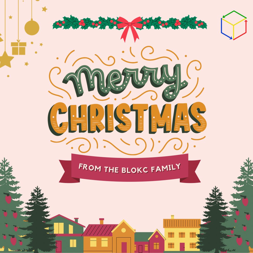 🎄From THE BLOKC family, we extend our warmest greetings to everyone this Christmas season!

 🎉May your holidays be filled with joy, love, and peace.  Wishing everyone a Merry Christmas 🌟

 #TheBLOKC #ChristmasGreetings