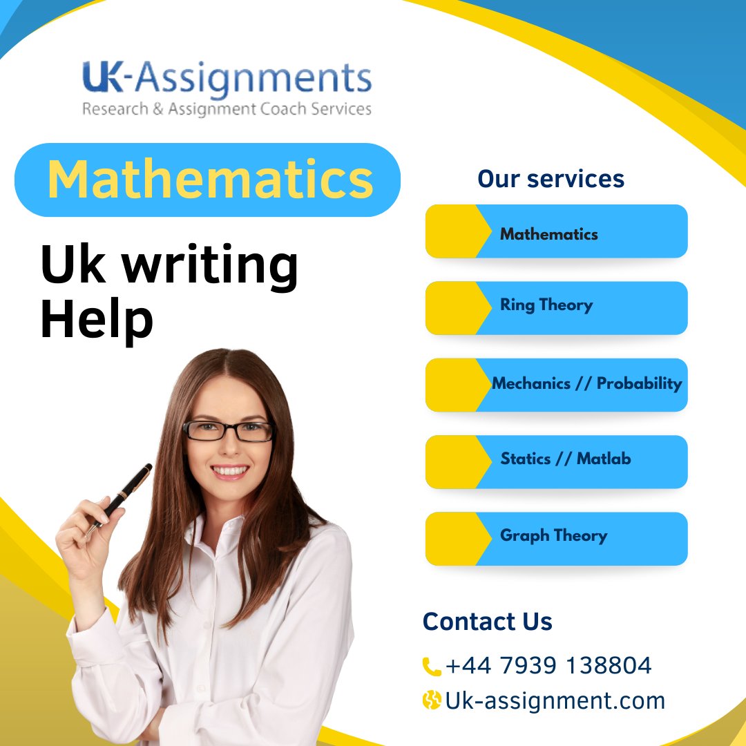 PHD_MSc_Writers's tweet image. Struggling with math assignments? Our dedicated team is here to simplify the complexities and boost your confidence in every equation. 📐✨ #MathAssignmentHelp #AcademicSuccess
#eventothier
#TrendingNow
#Mathematics