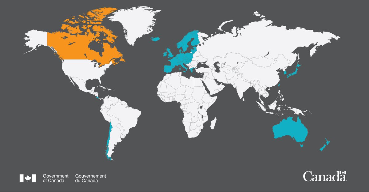 The International Experience Canada program has agreements with over 30 partner countries and territories that allow youth to work and travel abroad. Don't hesitate! Apply for a permit with @IEC_EIC today: ow.ly/2wPX50QlscN 🇦🇩 Andorra 🇦🇺 Australia 🇦🇹 Austria 🇧🇪 Belgium…