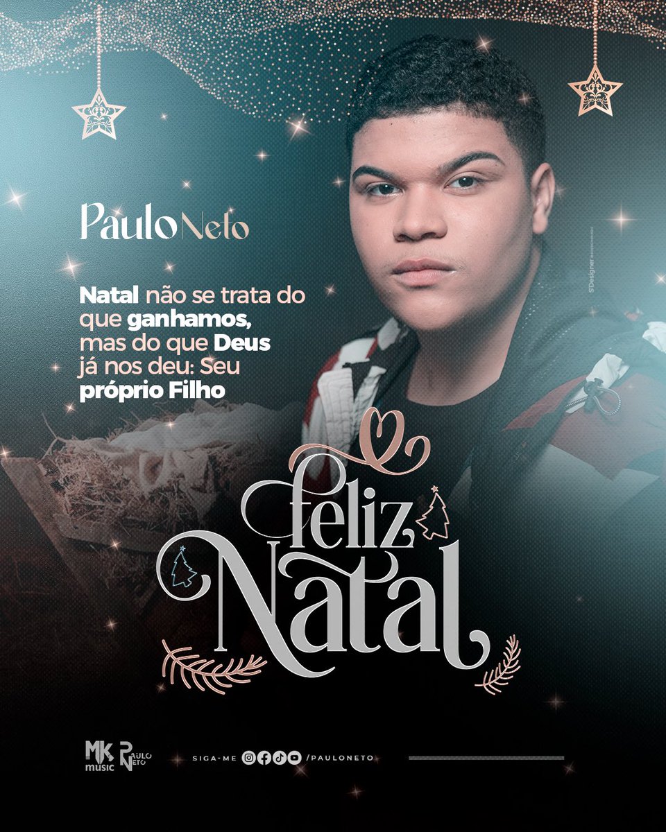 paulonetomk's tweet image. Obrigado Deus, pelo presente que deste á humanidade.
Feliz Natal
#Natal2023