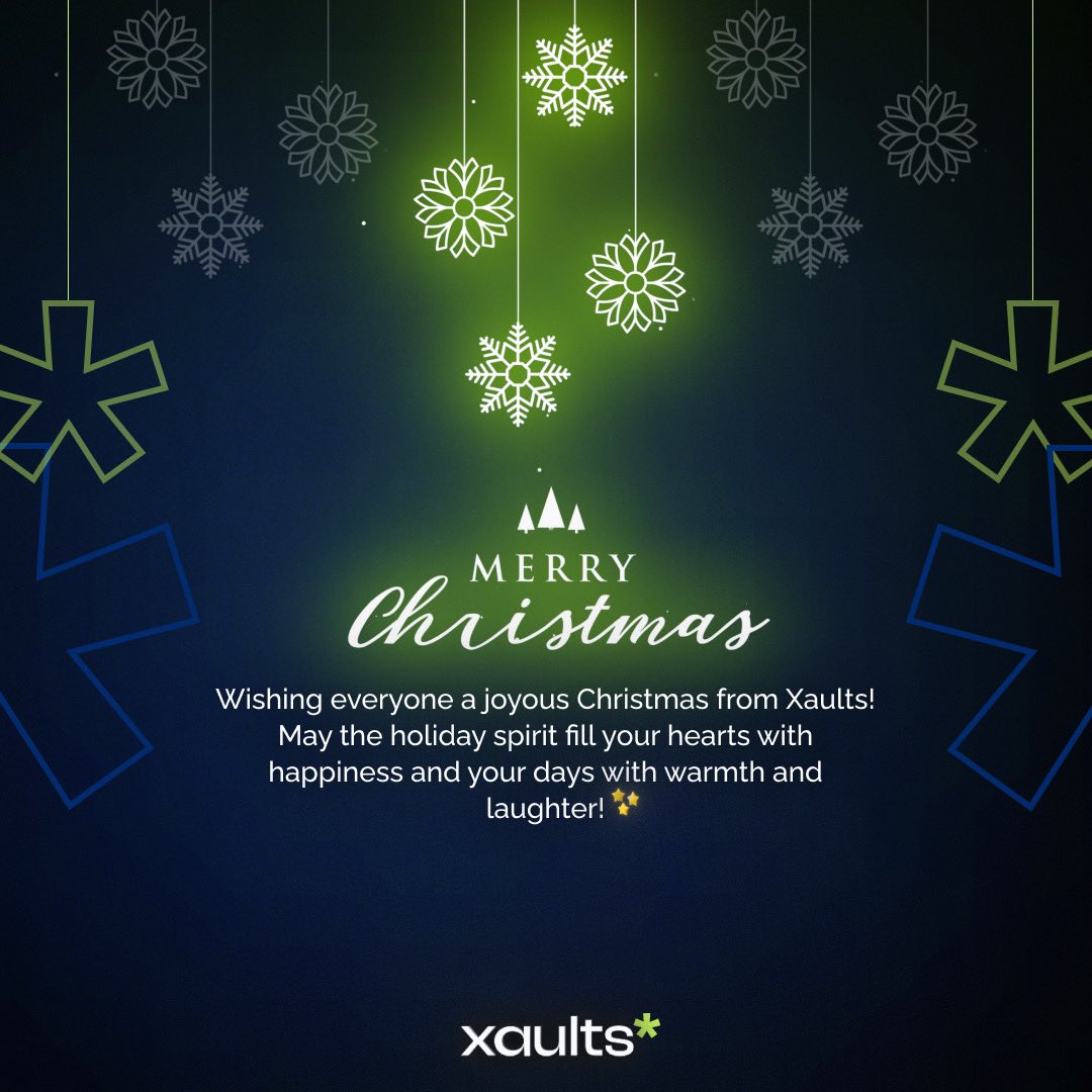 🎄As the festive season envelops us, Xaults sends heartfelt Christmas wishes to our incredible followers. 🎅 We're grateful for the joy and support you've shared with us throughout the year. May this Christmas fill your hearts with warmth and love. 🌟✨