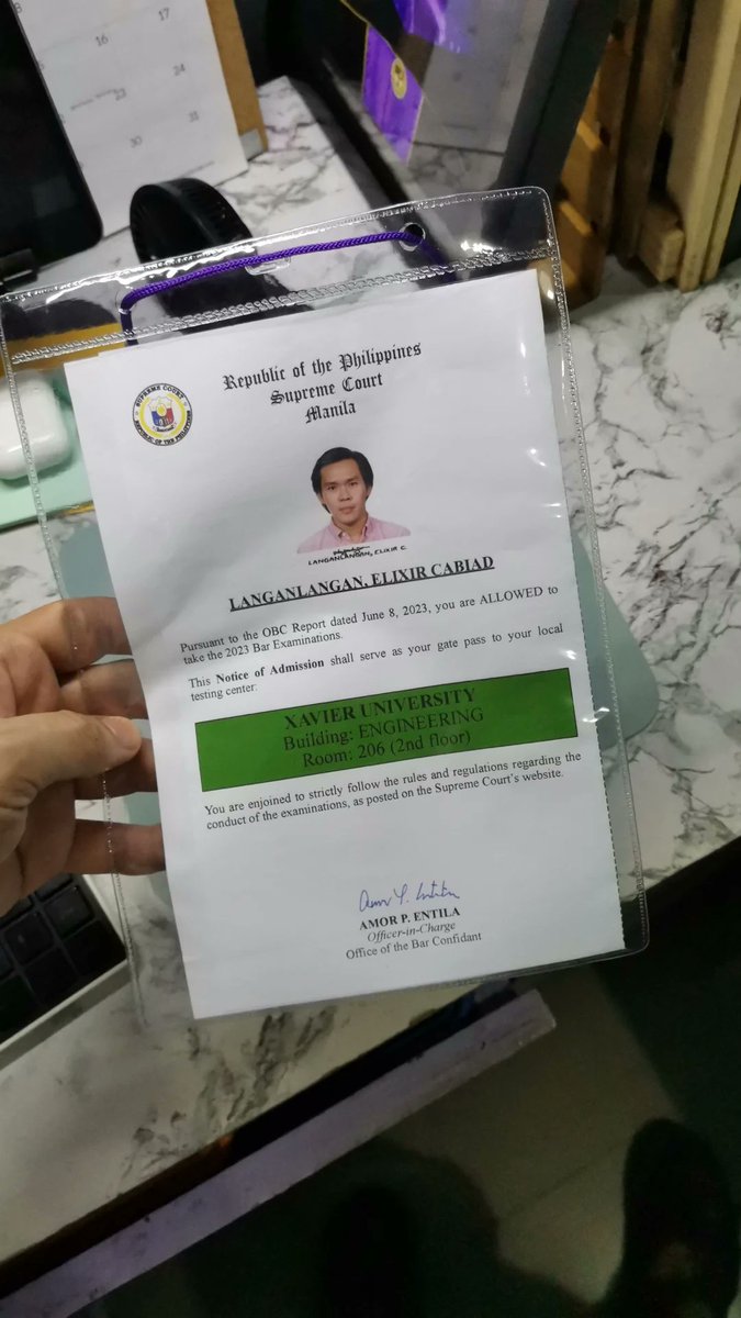 imnotelixir's tweet photo. From Bar Examinee 2023-00727 to Successful Bar Examinee 2078 to Roll No. 905xx.

2023 is such a blessed year. 🙏🏾  Hoping that 2024 will be the year that I can recover from all the law school, bar exam, and oath-taking expenses. 🤣 https://t.co/HZ6UND0QiE