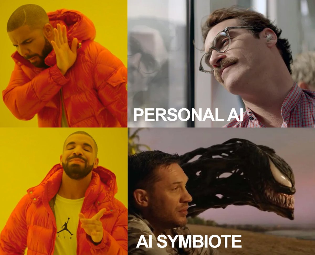 I don't want a "personal AI". That frames AI as a personal assistant, and future life as an extrapolation of office culture. The future is destined to be wilder. I want an AI symbiote - an intelligent sentient envelope - that wraps my digital life and performs proof-of-think to