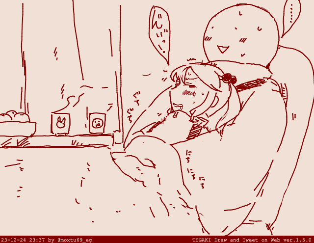 結局こうなるんだなあ #tegaki_dt 