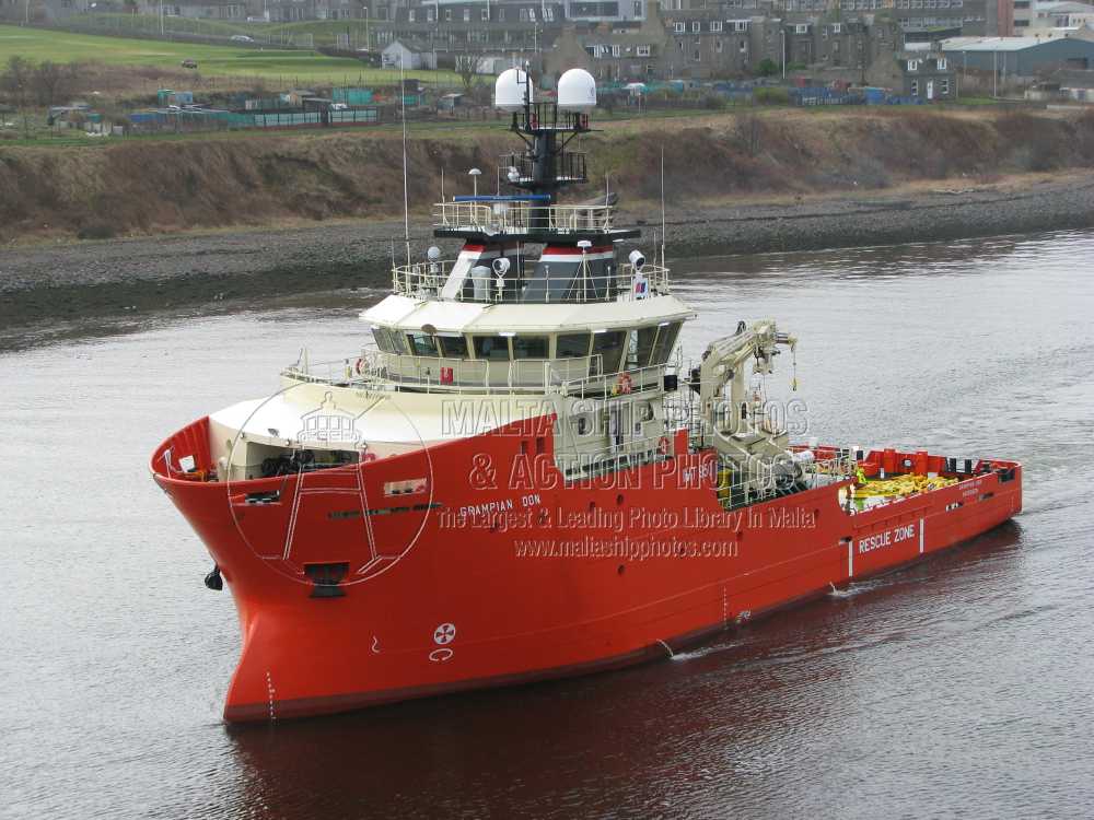 Shipguru's tweet photo. #Spanishbuilt #standbysafetyvessel #GRAMPIAN_DON #leaving  #Aberdeen, #Scotland - 22.02.2012 -  www.maltashipphotos.com- NO PHOTOS can be used or manipulated without our permission https://t.co/uDFrICLCnb