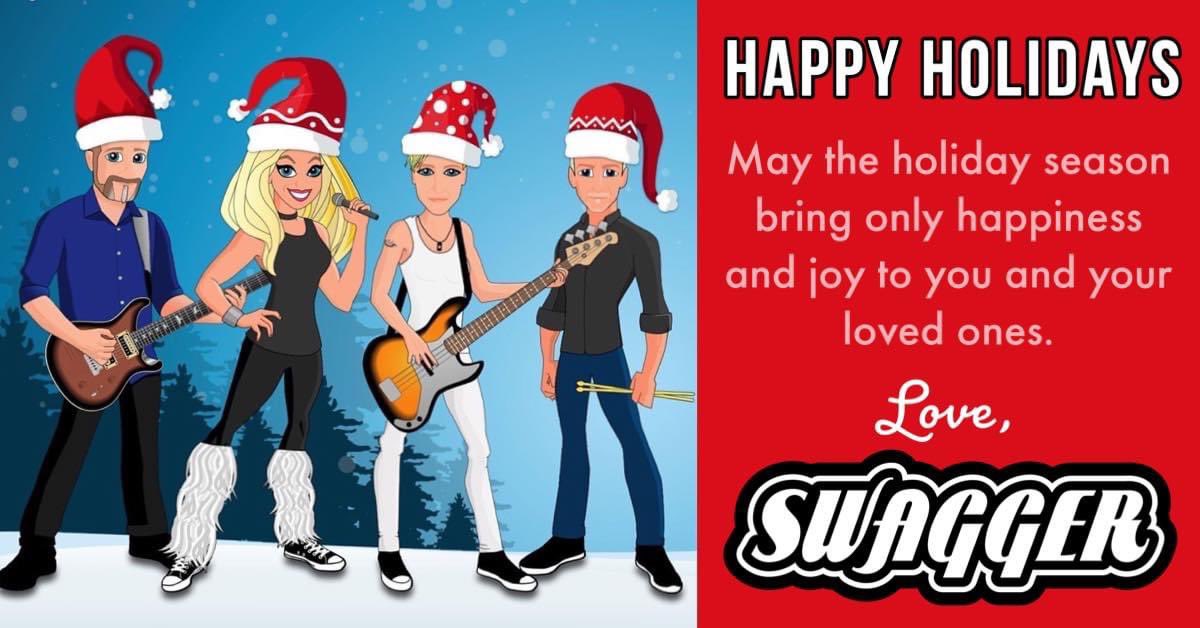 SwaggerMusicCDN's tweet photo. Much love to you and yours this holiday season! Merry Christmas! ❤️ Darla, Mo, Dwayne &amp; Gary! 🎄#LdnOnt #Christmas https://t.co/foYsXvKQzS
