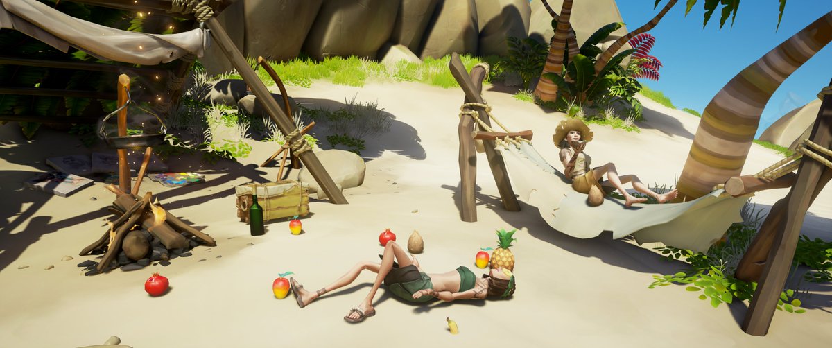 Fruit, beach and a bottle of grog

#SoTShot : Calm Captures

<a href="/SeaOfThieves/">Sea of Thieves</a>