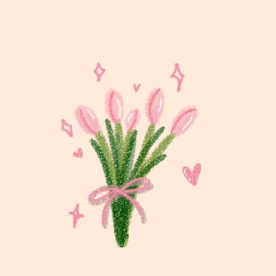 prettiestavenue's tweet photo. merry christmas! here's a bouquet of tulips for you 🌷 https://t.co/q4ujEJBErC