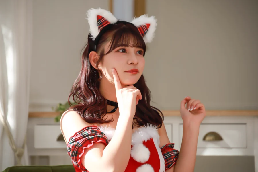 Asian girl Christmas costume