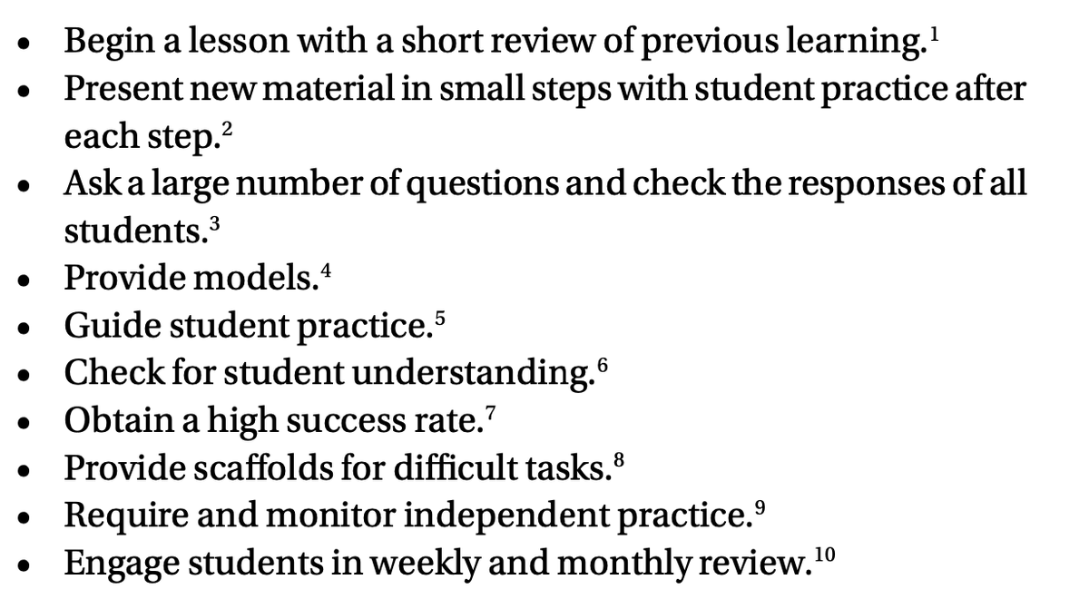 Anna Stokke (@rastokke) on Twitter photo One of my favourite (education) articles.  And with that, I must sign off for a few days.  Happy holidays to all!
Principles of Instruction: Research-Based Strategies That All Teachers Should Know by Barak Rosenshine
aft.org/sites/default/… One of my favourite (education) articles.  And with that, I must sign off for a few days.  Happy holidays to all!
Principles of Instruction: Research-Based Strategies That All Teachers Should Know by Barak Rosenshine
aft.org/sites/default/…