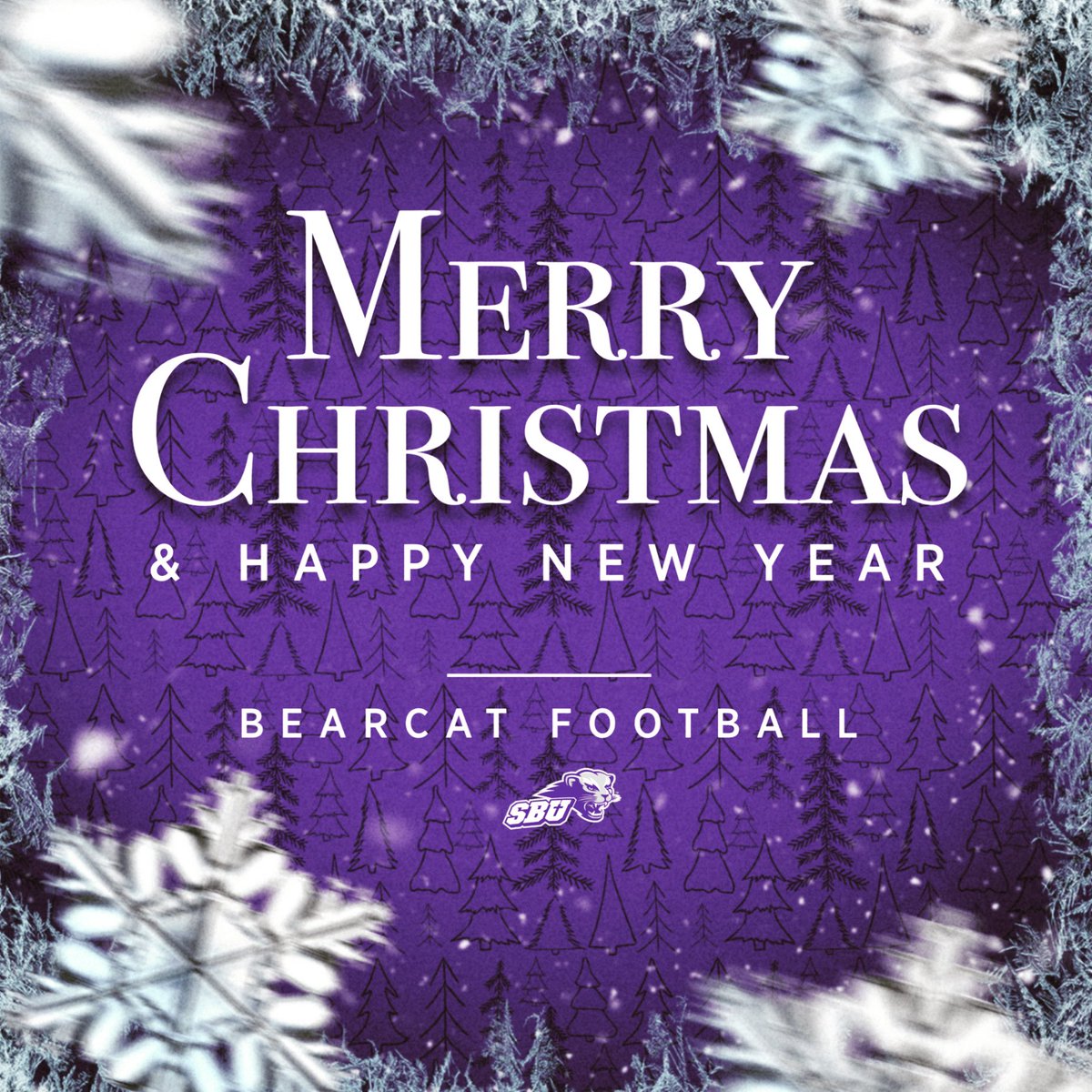 Our Bearcat football family would like to wish you all a Merry Christmas and happy New Year! #rollcats #TheStandard