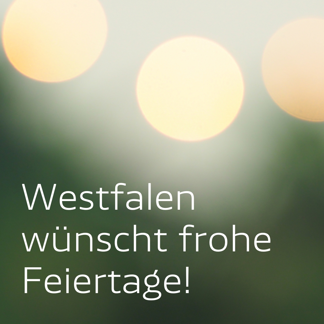 #WestfalenAG | 𝗪𝗲𝘀𝘁𝗳𝗮𝗹𝗲𝗻 𝘄ü𝗻𝘀𝗰𝗵𝘁 𝗳𝗿𝗼𝗵𝗲 𝗪𝗲𝗶𝗵𝗻𝗮𝗰𝗵𝘁𝗲𝗻!
Liebe Kund:innen, Geschäftspartner:innen und Westfalen-Freund:innen, wir wünschen Ihnen ein ruhiges und erholsames Fest. Genießen Sie die Zeit im Kreise Ihrer Liebsten.