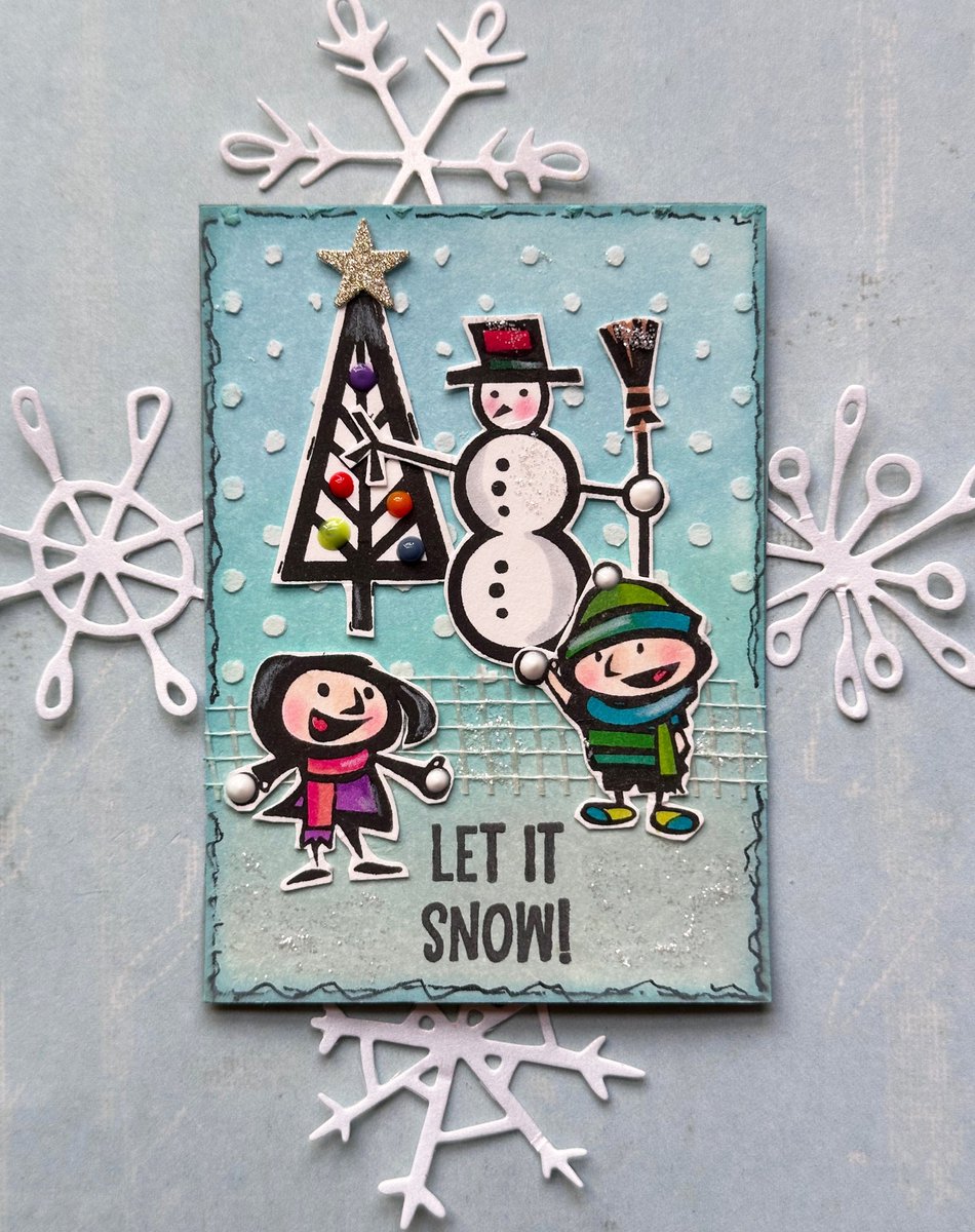stampers_anon's tweet photo. Christmas ATCs (2.5 x 3.5) #timholtzstamps Christmas Cartoons + Festive Print 🎄 stamped using #distressinks + colored using alcohol markers ✨
✂️ #handmade by @scrappydeb77
#crafts #DIY #mixedmedia #shopping #stampersanonymous #timholtzchristmas https://t.co/UK2u8qk3z6