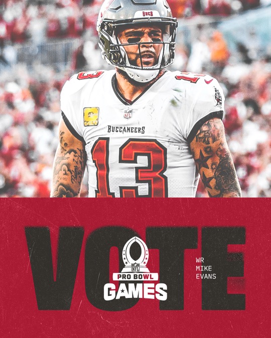 MikeEvansFamil1's tweet image. Votes are DOUBLED today &amp;amp; tomorrow! Send @MikeEvans13_ to the #ProBowl! 

#ProBowlVote + Mike Evans 
#ProBowlVote + Mike Evans 
#ProBowlVote + Mike Evans 
#ProBowlVote + Mike Evans 
#ProBowlVote + Mike Evans 
#ProBowlVote + Mike Evans 
#ProBowlVote + Mike Evans