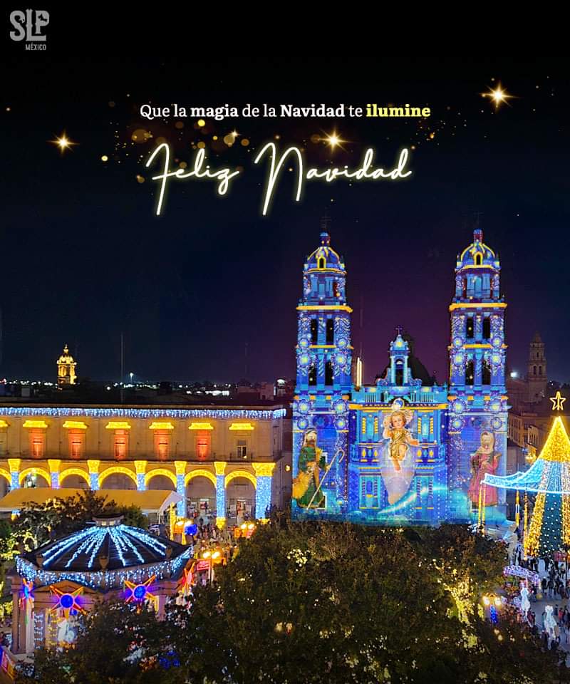 ✨ | ¡Feliz Navidad! 🎄🎅🎉
Nuestros mejores deseos para todas las familias potosinas y visitantes en estas fechas navideñas, de parte de la secretaría de Turismo de San Luis Potosí les deseamos unas muy felices fiestas.

▶️ Información turística:
🌐 visitasanluispotosi.com