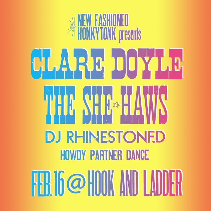 TheHookMpls's tweet photo. Tix On-Sale!
New Fashioned HonkyTonk Presents: Clare Doyle Music &amp; The She Haws, DJ Rhinestoned, &amp; Howdy Partner on Fri, Feb 16
--
BUY TIX ->> https://t.co/jjwts69n5W
--
#TheHookMpls #Mpls #MN #MnMusic #MidwestMusic #CountryMusic #Womeninmusic #partnerdance #honkytonk #vinyl https://t.co/GqNdMmzmV0