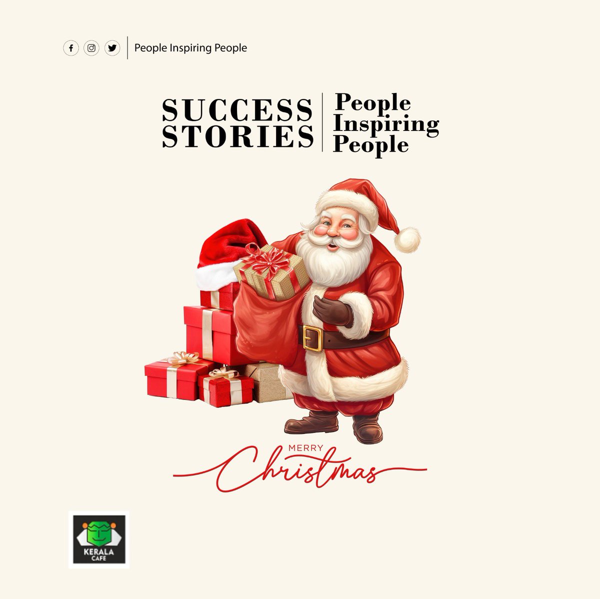 May the spirit of Christmas fill your life with happiness.
Merry Christmas to all ✨

#sucessstories #peopleinspiringpeople #merrychristmas #chritsmas2023 #keralacafe