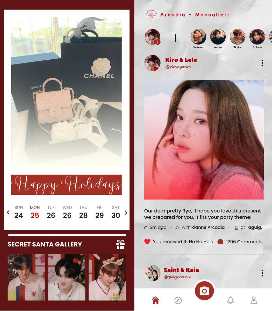 kirosyncore's tweet image. ㅤ
    
          ☃･:* 𝐒𝐩𝐞𝐜𝐢𝐚𝐥 𝐃𝐞𝐥𝐢𝐯𝐞𝐫𝐲  .ᐟ    
           𝓢anta 𝓚iro and 𝓢anta 𝓛ele
           ••• has  a  gift  just  for   you,

           ⸜(｡˃ ᵕ ˂ )⸝ our dear ❝ tatiii ❞ ೀ
           ⤷ @riannedye 

ㅤ