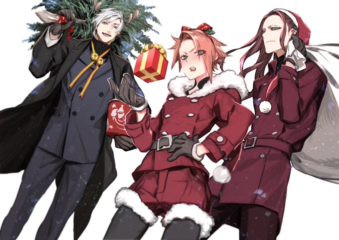 「gift box santa costume」 illustration images(Latest)