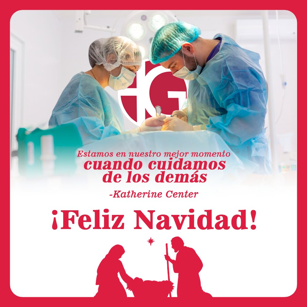 🫂❤️‍🩹 Cuidando de otros, cuidamos de nosotros mismos. ❤️‍🩹🫂

🎄✨ El #HospitalGuadalupe les desea una muy #FelizNavidad en compañía de sus seres queridos. ✨🎁

#SaludYBienestar #FelicesFiestas #KatherineCenter #Navidad2023