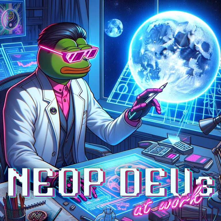 KlausenArt's tweet photo. Building more than just a token – #NEOP's devs are forging a community and a movement. Be part of the $NEON revolution on @Neon_EVM that's reshaping the blockchain world! 🌍 🐸🌀 https://t.co/2nPzblPA8F