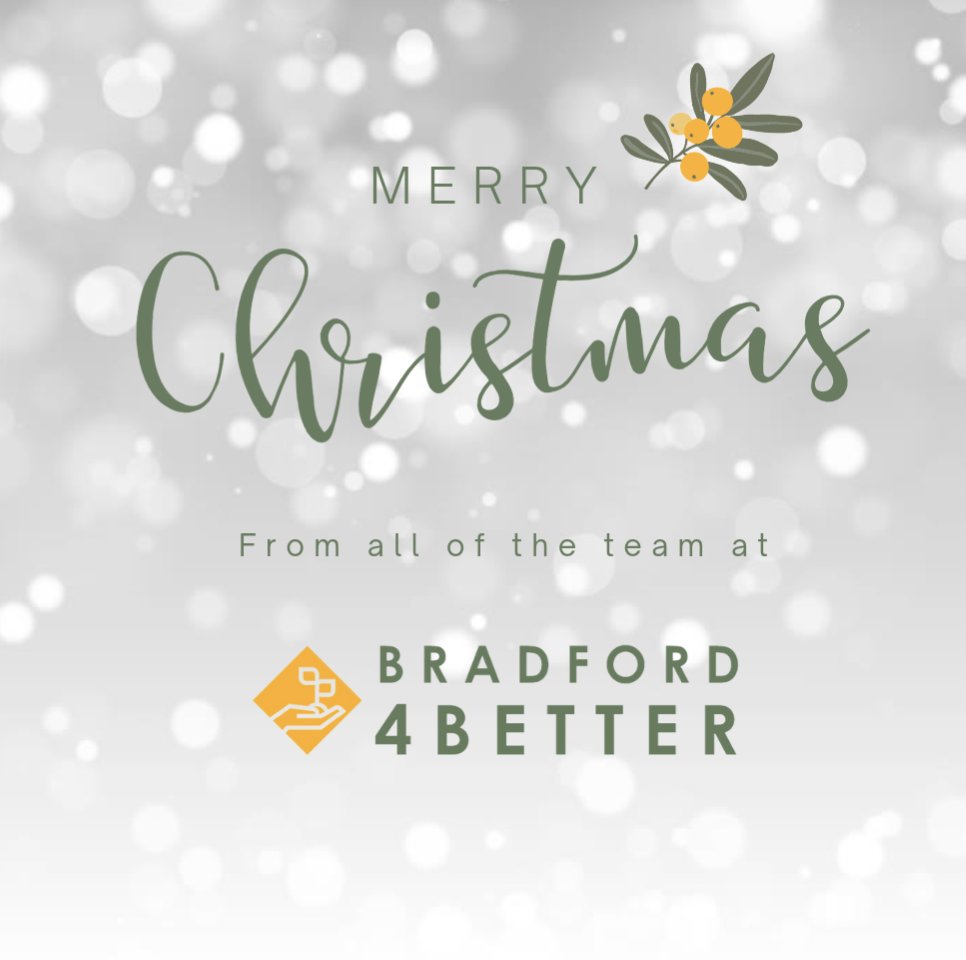 Wishing everyone a Merry Christmas from Bradford 4 Better! To our incredible community, inc. citizens of Bradford, volunteers & partners, thanks for making Bradford a better place. Your dedication is the gift that keeps on giving. May your holidays be filled with joy & warmth.