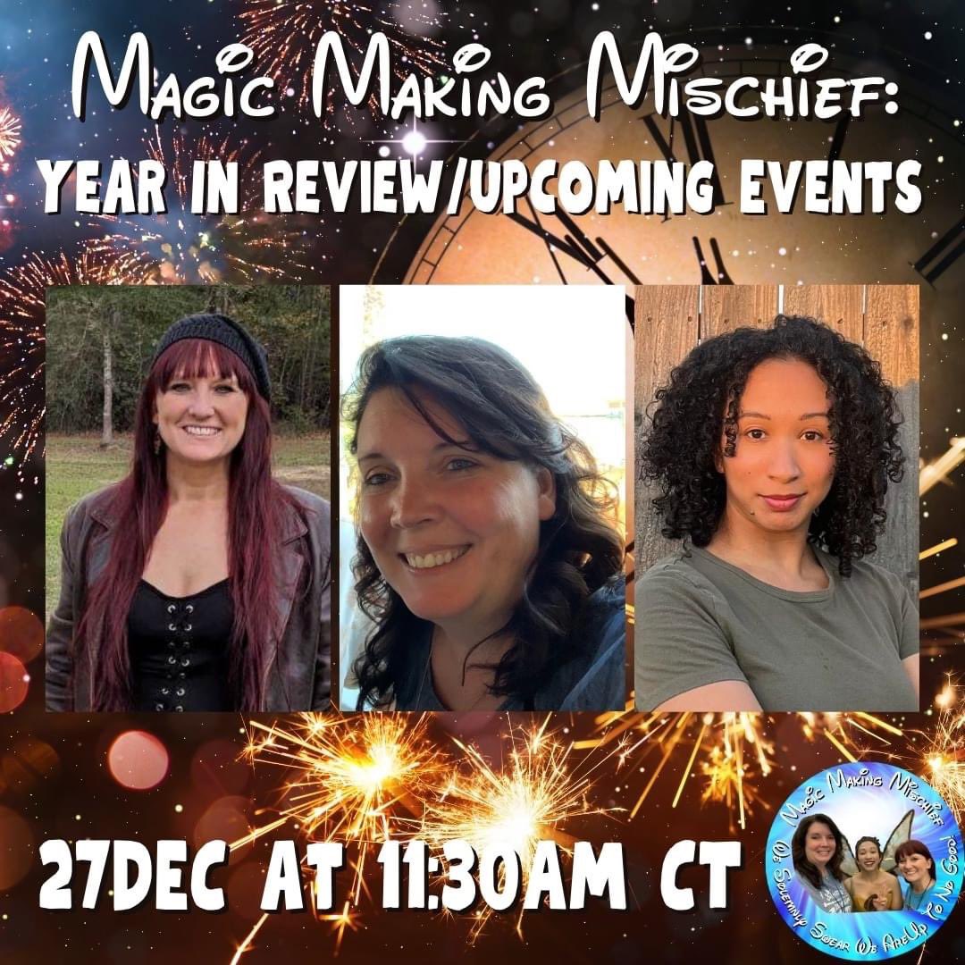 Hard to believe we are at the end of the year, and of our first season! Make sure to join us on WED, 27DEC on Magic Making Mischief as we talk about the year, as well as events for the 2024, Season 2! #FB: facebook.com/profile.php?id… Mombierella’s #YouTube: youtube.com/c/Mombierella…