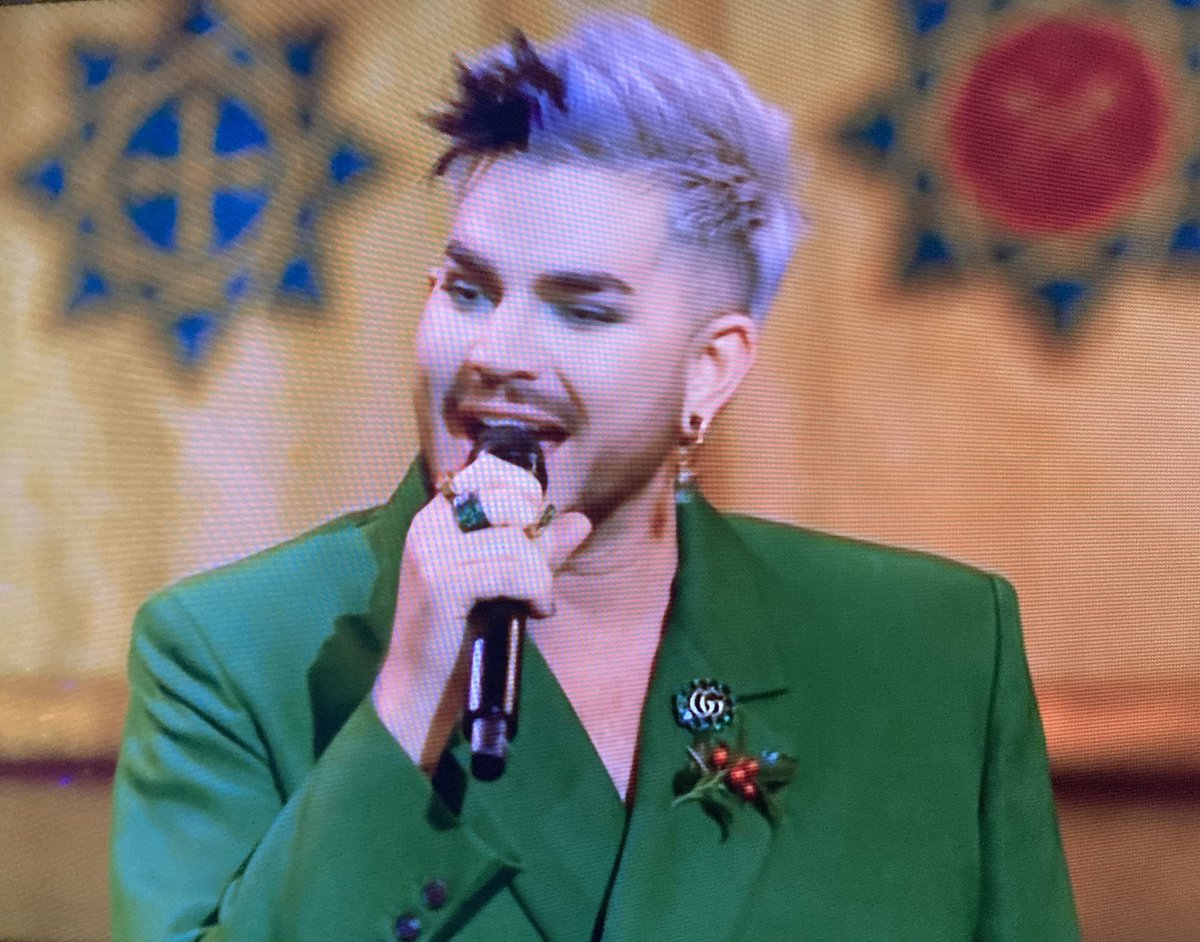 The gorgeous @adamlambert at Westminster Abbey. #Royalcarols #TogetheratChristmas