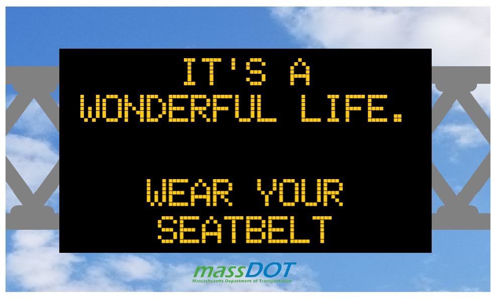 MassDOT's tweet photo. #MassDOT strongly urges all drivers to minimize distractions by turning off or putting away cellphones, wearing their seatbelts, traveling the posted speed limit, driving sober and devoting full attention to what is ahead on the road. https://t.co/hOG8dcP5Jg