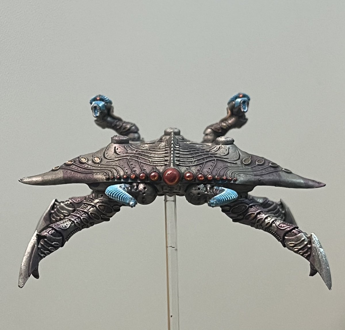 Khaladune's tweet image. And that’s the Scourge army done for now until I buy the next lot, awesome stuff and so fun to do that alien camo

#DropzoneCommander #TTCom
