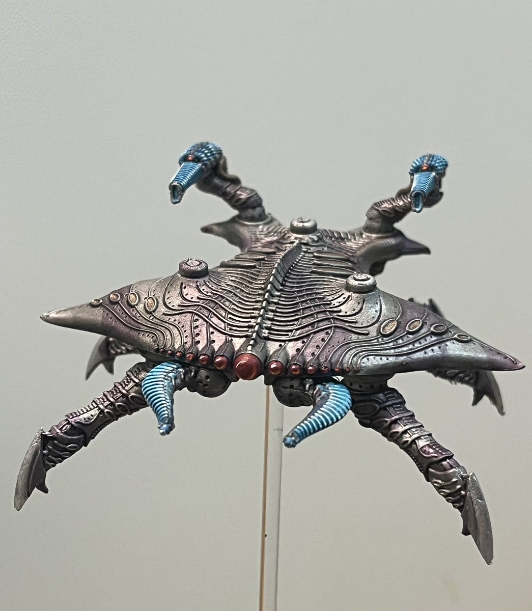 Khaladune's tweet image. And that’s the Scourge army done for now until I buy the next lot, awesome stuff and so fun to do that alien camo

#DropzoneCommander #TTCom