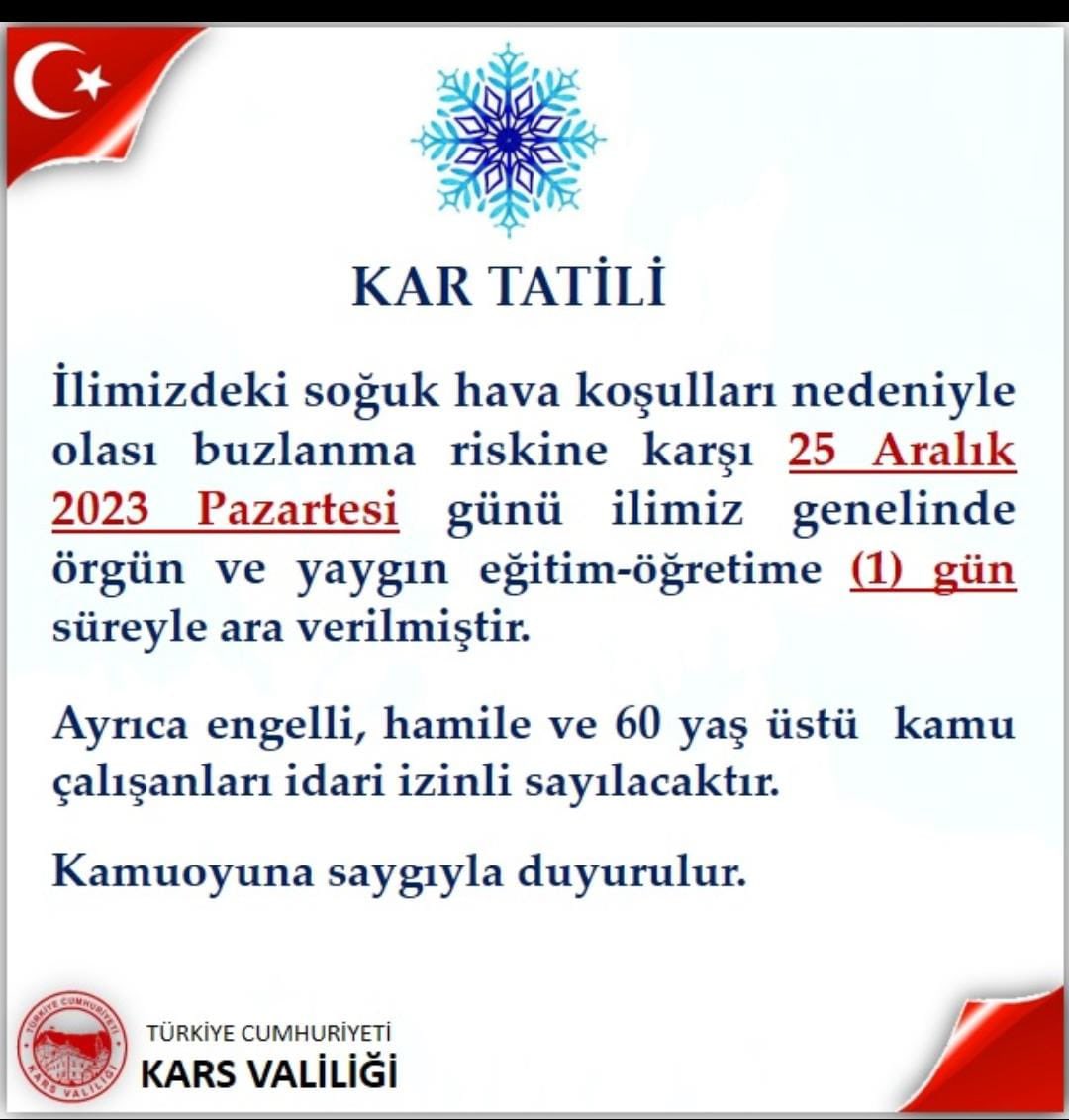 Yarın tatil ve öğrencilerimiz soğuk geçen günde sıcak evlerinde, hayallere yolculuk edecekler kitaplarıyla 📚📚