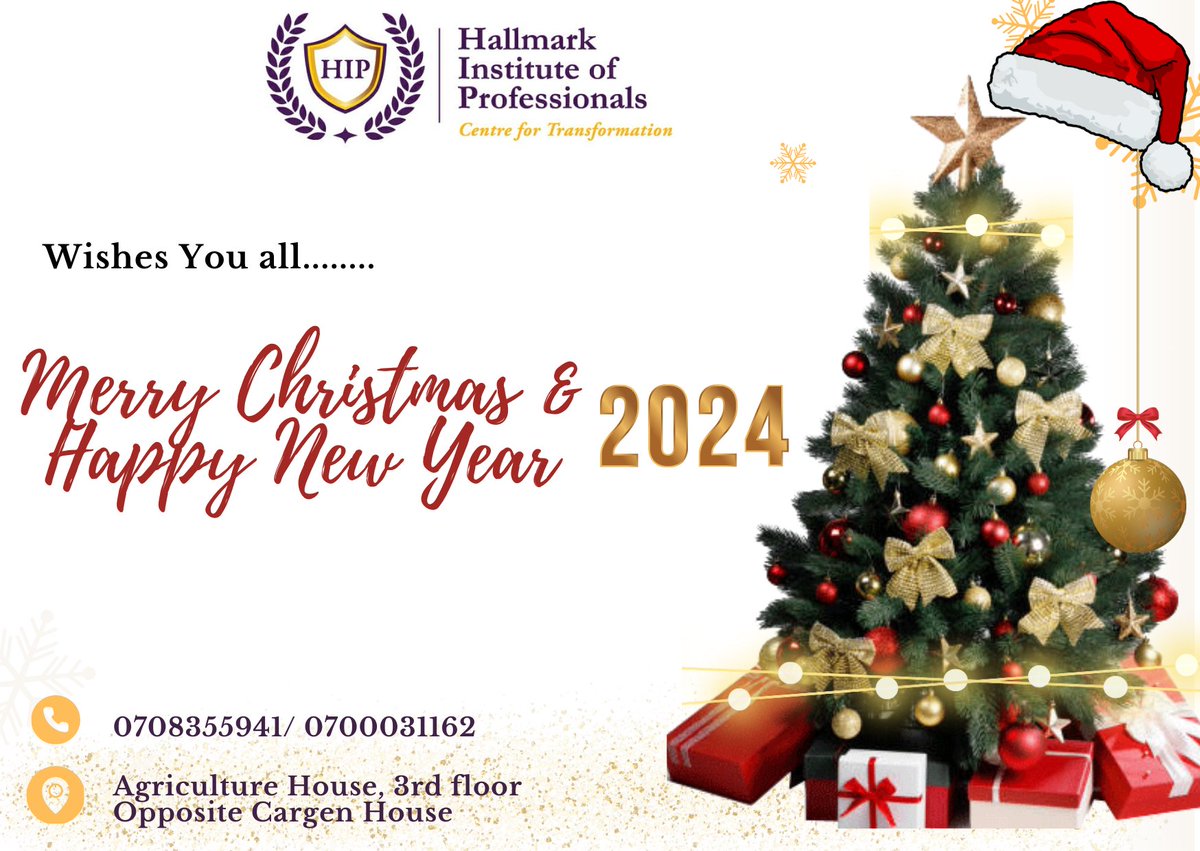 Wishing you a Merry Christmas filled with joy, and a New Year brimming with possibilities!