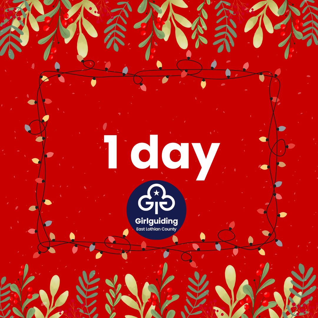 It’s Christmas Eve! Tonight thankful for all the support we have received from those in our guiding community this year!. The leaders, occasional helpers, admin stars, friends and family of guiding members who pop in to help or provide things at the last minute. Thank you!