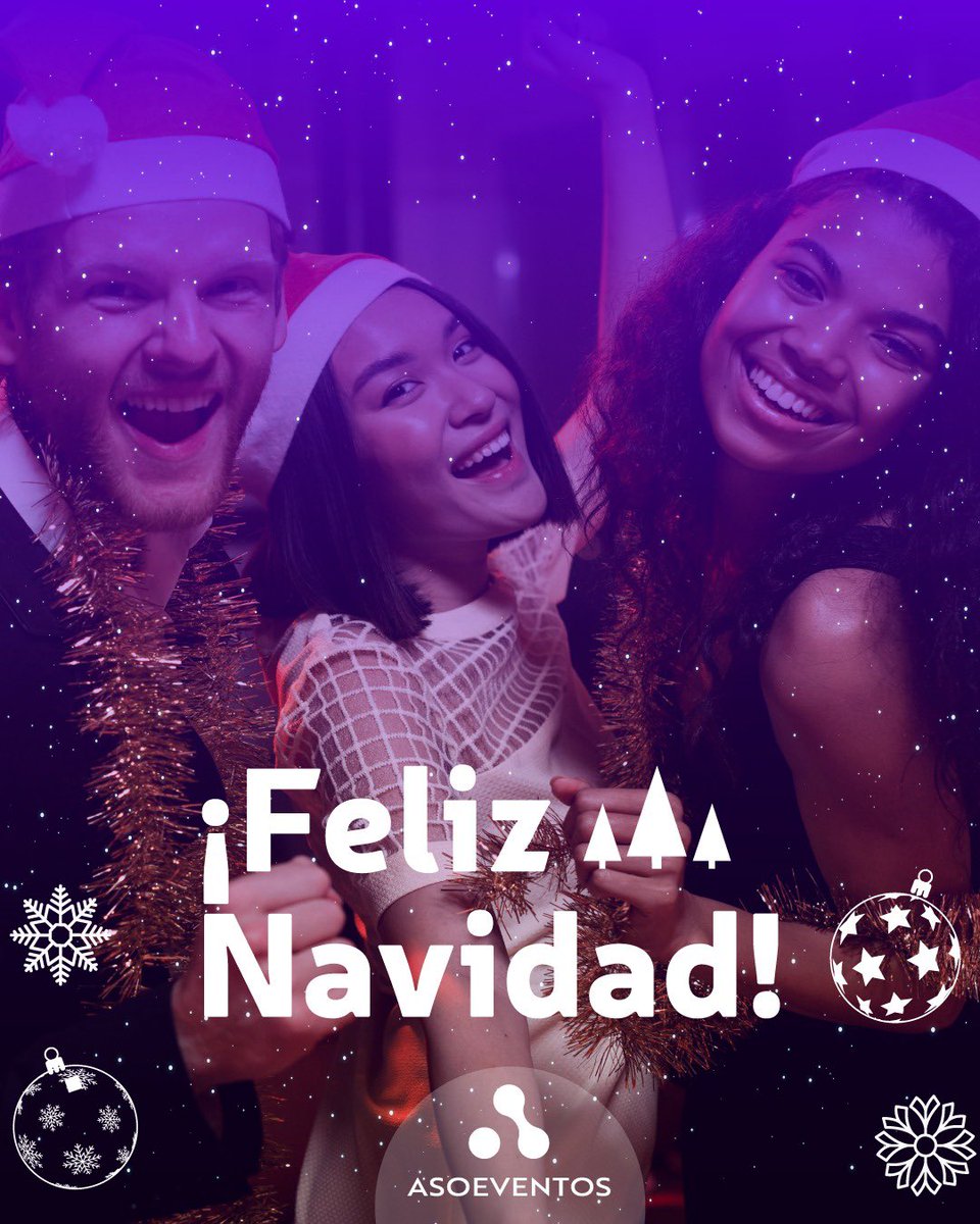 ASOEVENTOS's tweet image. ¡Feliz Navidad!🎄🎁 

Que el regalo más esperado aparezca hoy debajo del árbol 🎅🏼y que estas fiestas estén llenas de gozo y agradecimiento. ❤️

#UnidosCrecemos