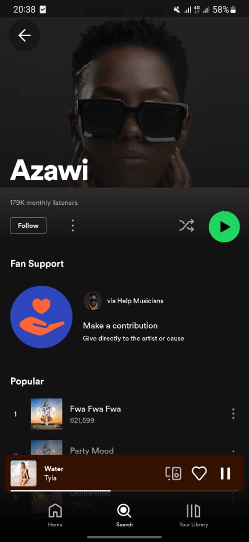 Azawi and Ray G's monthlylisteners on Spotify 

😂😂