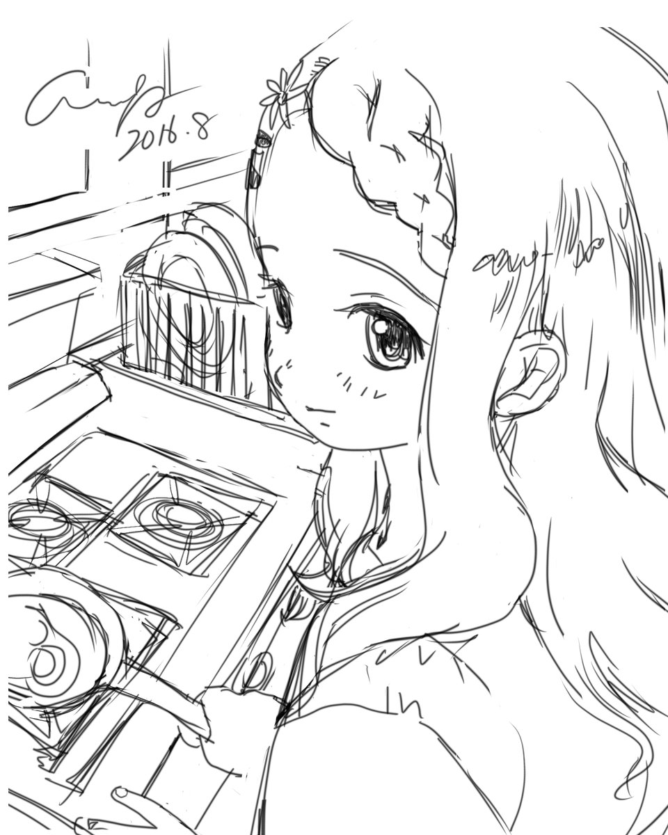 これくらいなら、なんとなく判るじゃん? ああ、描きたいんだろうなーっていう 