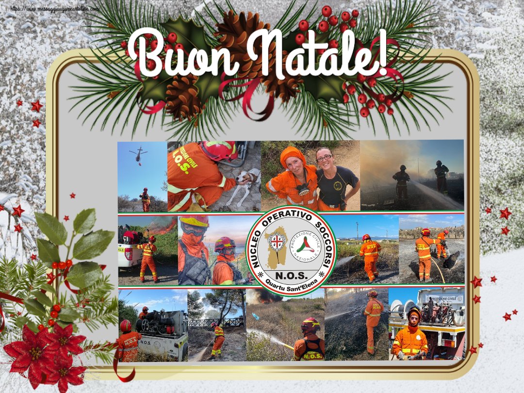 NOSquartu's tweet photo. I Volontari del NOS Vi Augurano un Felice e Sereno Natale https://t.co/XcYVxkr7fi