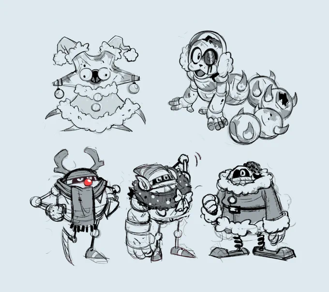 Holiday Scrapnik drawings!!