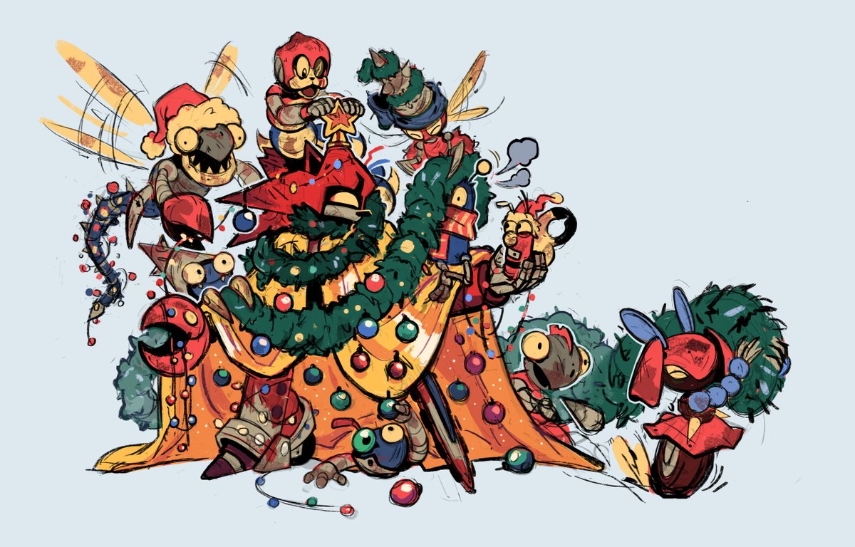 「Holiday Scrapnik drawings!!」|Nathalie Fのイラスト