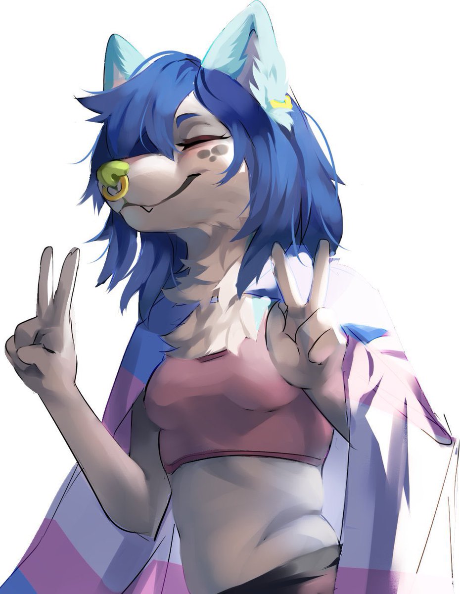 bluefolf's tweet photo. I WONT EVER STOP BEING QUEER AF 🏳️‍🌈🏳️‍⚧️

🎨 - @TSUN0MI @guarimbasmrd @aussie_kitten @JackieShounen https://t.co/HRCO9OulQa