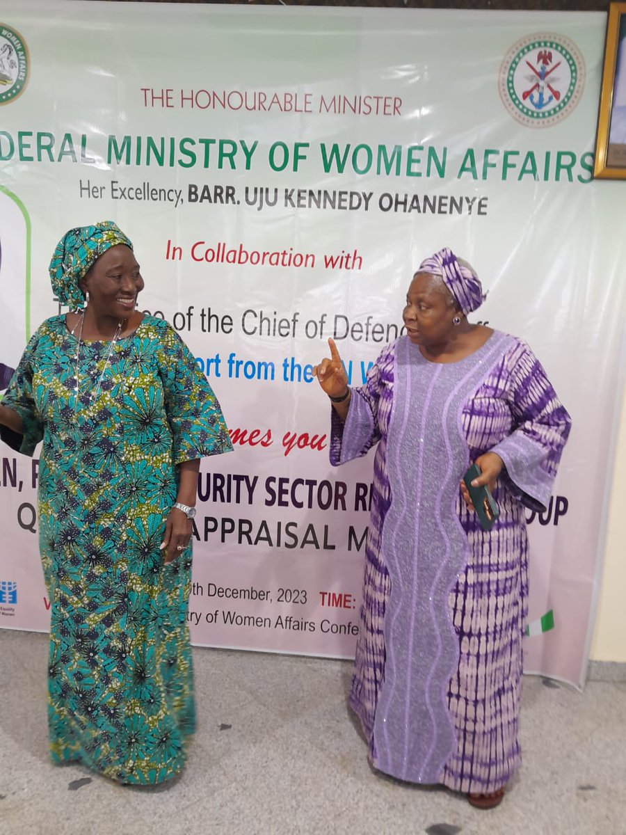 gat_org's tweet photo. We had Dr Lydia Umar, the Executive Director of @gat_org who actively participated in the Women, Peace, and Security Sector Reference Group Quarterly Appraisal Meeting hosted by the @FMWA_ng with support from UN Women.

#WomenPeaceSecurity #GenderEquality https://t.co/FYc89I3sMU