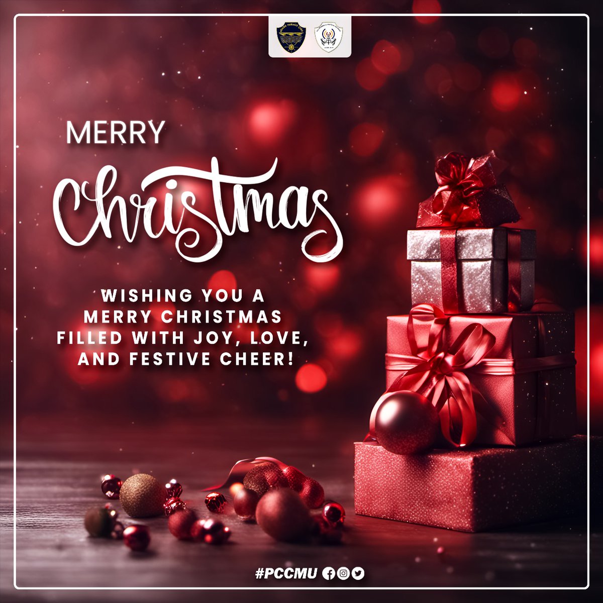 PCC_MU's tweet photo. Wishing all our amazing students, teachers and their families a joyful Christmas filled with laughter, love, and holiday cheer! 🎄🎅🇷🇴

#pccmu #merrychristmas #christmas #2023 #xmas #centralions https://t.co/k4fPeUTby5