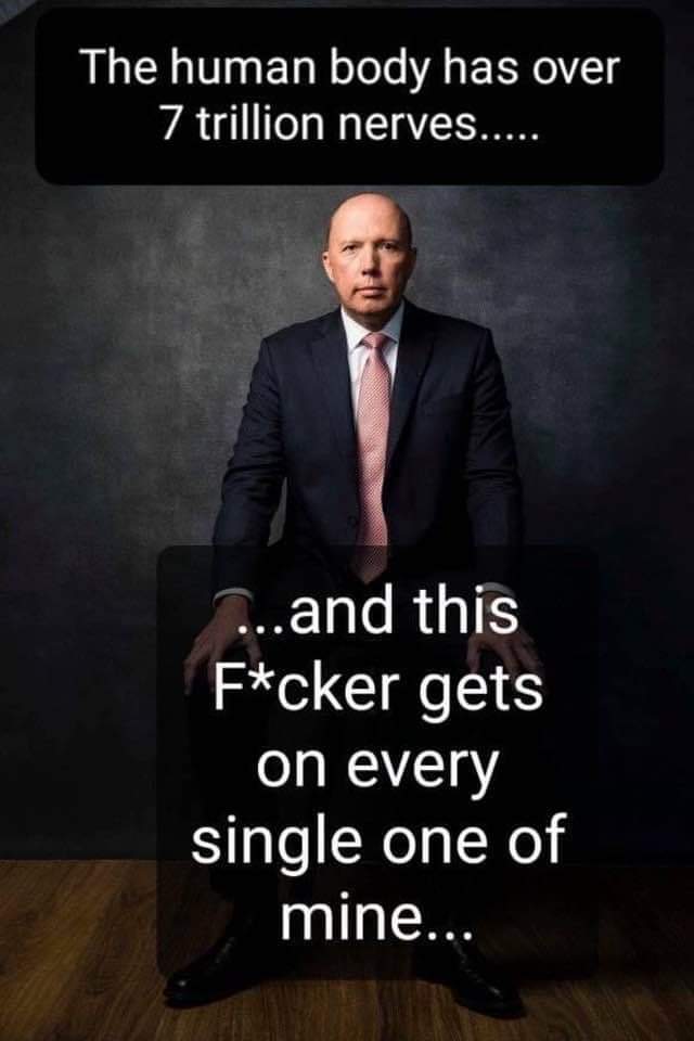 BarrySteeleNB's tweet image. #DudDutton can't remember who he likes about yesterday let alone earlier in the year.

He'll use anything to further his destructive ambition