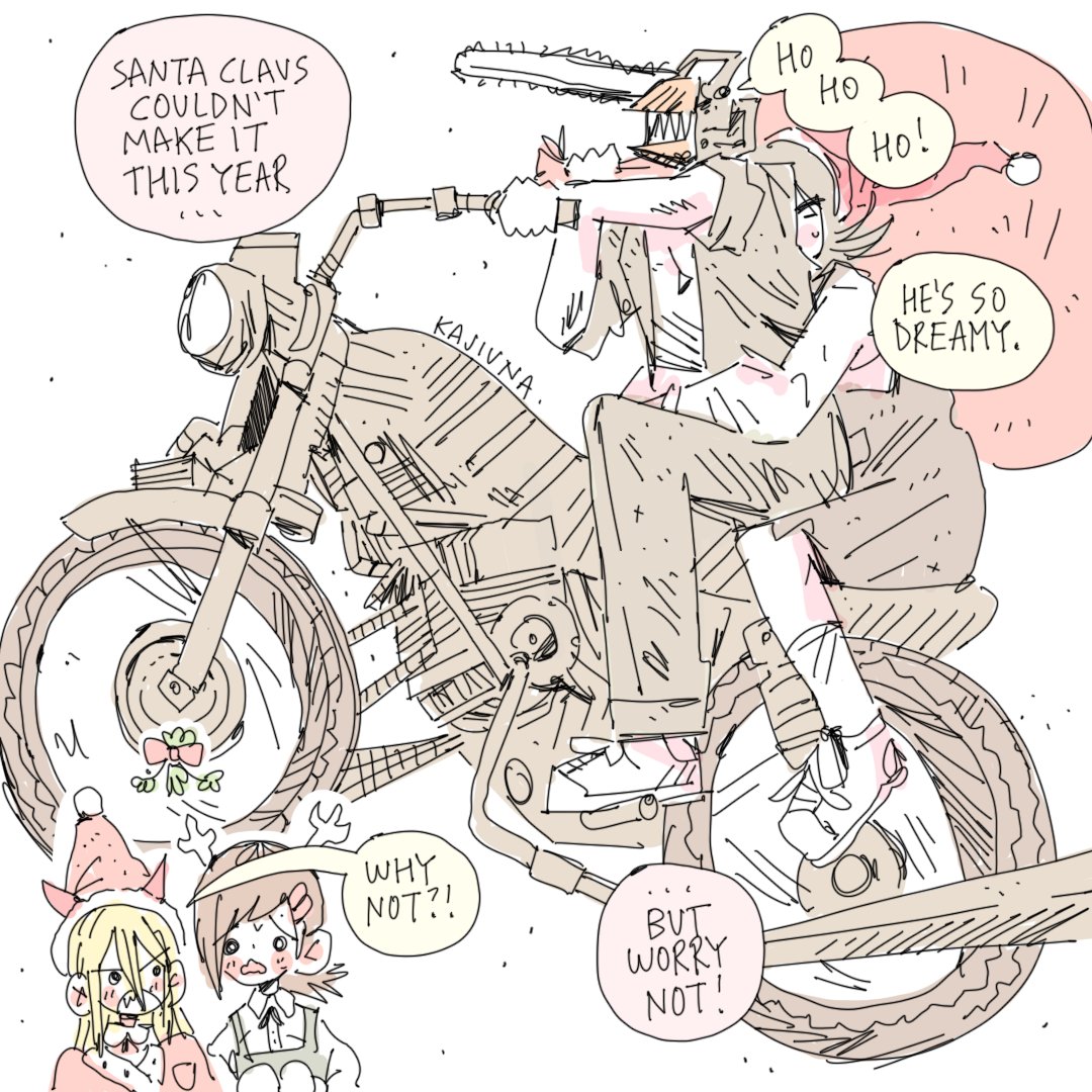 Sentimental Christmas! 🎄🎁Merry Christmas!!

#chainsawman #fanart