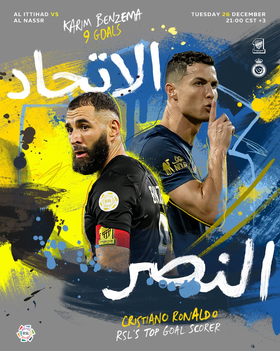 SPL_EN's tweet photo. Al Ittihad 🆚 Al Nassr

Don't miss this one! 🔥

#yallaRSL https://t.co/6RApPY5zNC