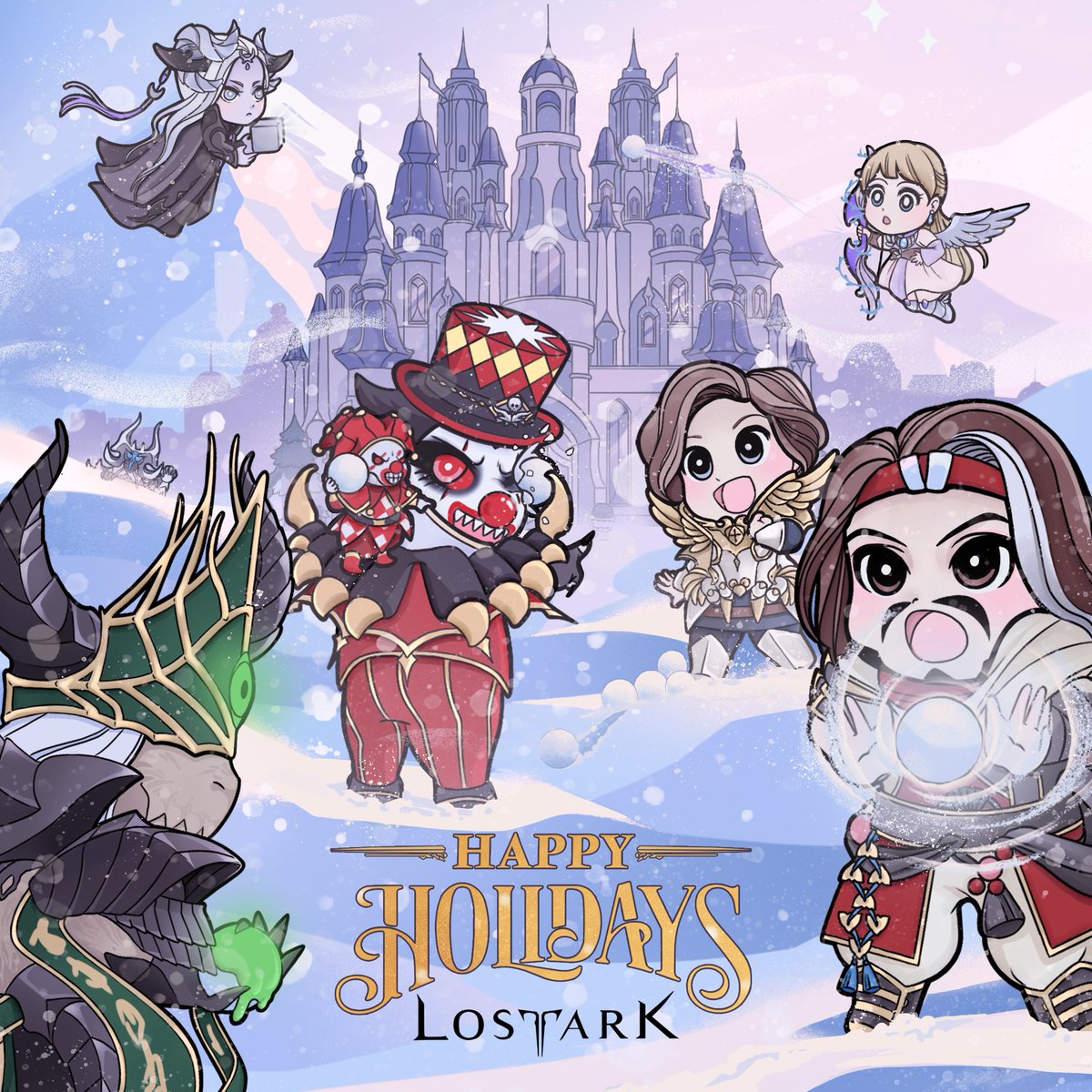 playlostark's tweet photo. 🎄🎁 May your holidays be merry and without party wipes! https://t.co/ZZYh7wKMyh