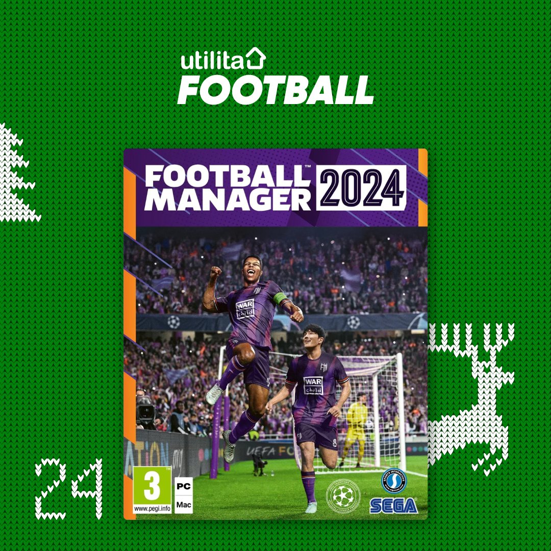 🎁 𝐔𝐅 𝐀𝐝𝐯𝐞𝐧𝐭 𝐂𝐚𝐥𝐞𝐧𝐝𝐚𝐫 🎁

🎮 We have x10 <a href="/FootballManager/">Football Manager</a> 2024 Codes to giveaway!

RT, follow us and tag a mate for the chance to win - winners will be notified by DM.

⌛ Entries close 4pm December 25th

#UFAdventCalendar 📆 | <a href="/EFL/">EFL</a>
